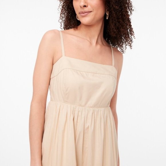 J. Crew Factory - Square-Neck Tiered Dress - Picture 3 of 11